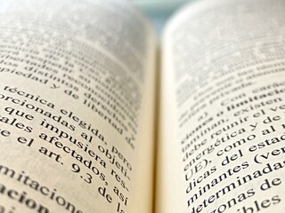 Fototapeta premium Close up of book pages