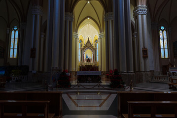 Castelpetroso, Isernia, Molise. Sanctuary of the Madonna Addolorata.