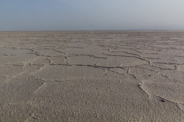 Salt flats of Danakil depression, Ethiopia.