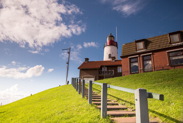 Fototapeta na wymiar lighthouse at Urk