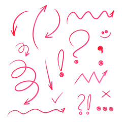 Arrows, pointers, abstraction, icons, arrow drawing