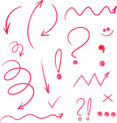 Arrows, pointers, abstraction, icons, arrow drawing