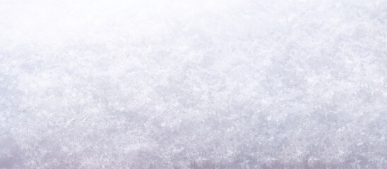 Banner. Natural texture background. Snow surface close-up. Winter sunny day, frosty mood. Copy...
