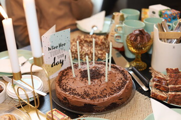 Birthday Celebration Cake Decorations Festive
