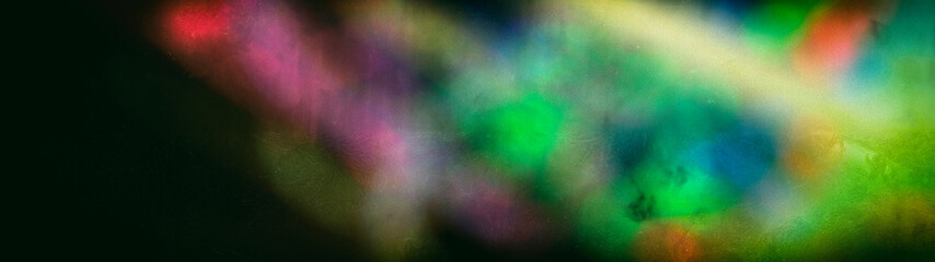 bright color blurs on a dark background, 3d render, blurred image