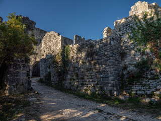 Fototapeta na wymiar The ruin of old town Dvigrad in Croatia