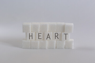 Sugar Cubes Heart