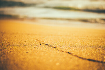 sun on sand