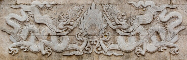 Vietnam Dragon Engraving