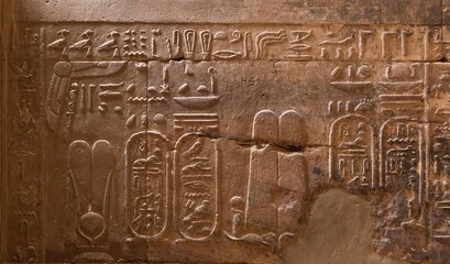 Hieroglyph wall - Egypt
