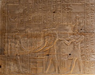 Hieroglyph wall - Egypt