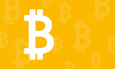 Background of cryptocurrency bitcoin.Seamless pattern of bitcoin.Mining or blockchain technology for cryptocurrency concept.Vector illustration