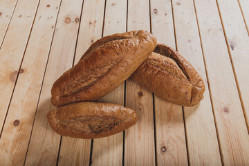 Rustic gourmet artisan bread sourdough seeds