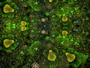 Imaginatory fractal abstract background Image