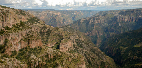 view of the copper canyon from divisadero