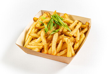 french fries in the box