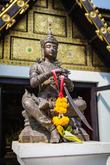 Obraz premium Buddha statue, most recognizable religious symbol of buddhism