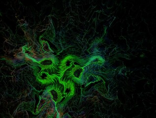 Imaginatory fractal abstract background Image