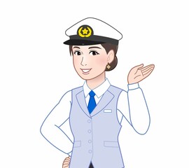 タクシー運転手の女性
