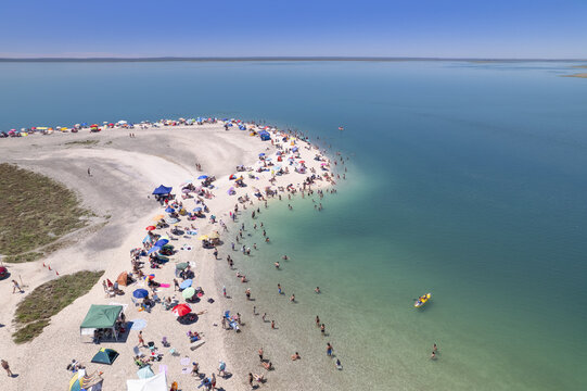 Playa Punta Perdices en San Antonio Este, Rio Negro, Argentina.
