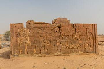 Temple of Apedemak (Lion Temple) ruins in Naqa, Sudan