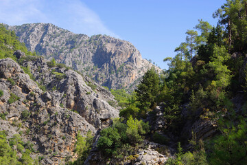 Fototapeta na wymiar Mountain landscape. Taurus Mountains in Turkey.