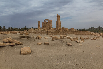 Ruins of the ancient temple Soleb, Sudan