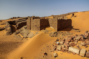Ruins of Old Dongola deserted town, Sudan