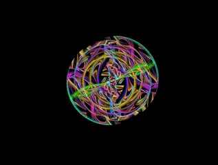 Imaginatory fractal abstract background Image