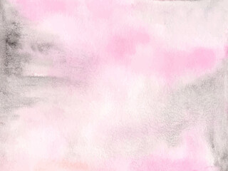 Pink And Gray watercolor Background