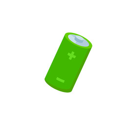 Battery vector isolated icon. Emoji illustration. Battery vector emoticon