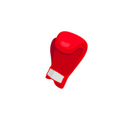 Boxing glove vector isolated icon. Emoji illustration. Boxing glove vector emoticon