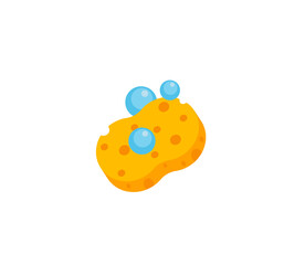 Sponge vector isolated icon. Emoji illustration. Sponge vector emoticon