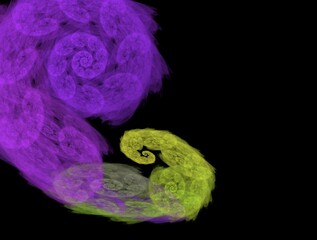 Imaginatory fractal abstract background Image