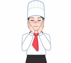 パティシエの女性