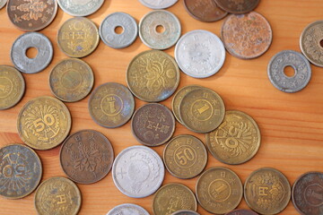 日本のお金　昔のお金　小銭