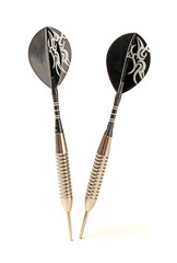 Dart arrow isolated on white background