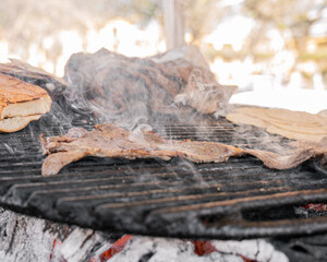 preparation of Mexican Style Carne Asada Taco