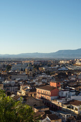 Fototapeta na wymiar Vista panoramica ciudad de Granada desde mirador, España