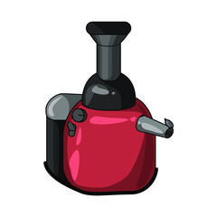 illustration vector household appliances juicer kitchen helper healthy food 