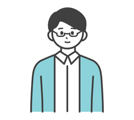 男性社員のイラスト素材