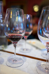 Wine cellars tour with white and red wines tasting in Montepulciano, Tuscany, Italy