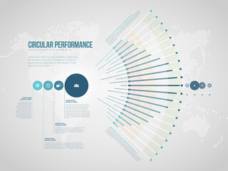 Circular Performance Infographic