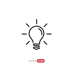 ligh bulb creative innovatif idea concept icon
