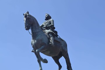 Fototapeta na wymiar statue of horse