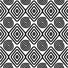 Vector seamless pattern. Modern stylish abstract texture.
Batik background