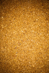 Brown cork board background texture.