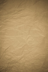 Crumpled paper recycling background.