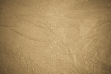 Crumpled paper recycling background.