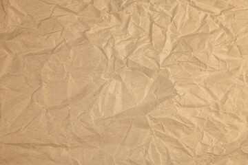 Vintage crumpled recycle paper background.